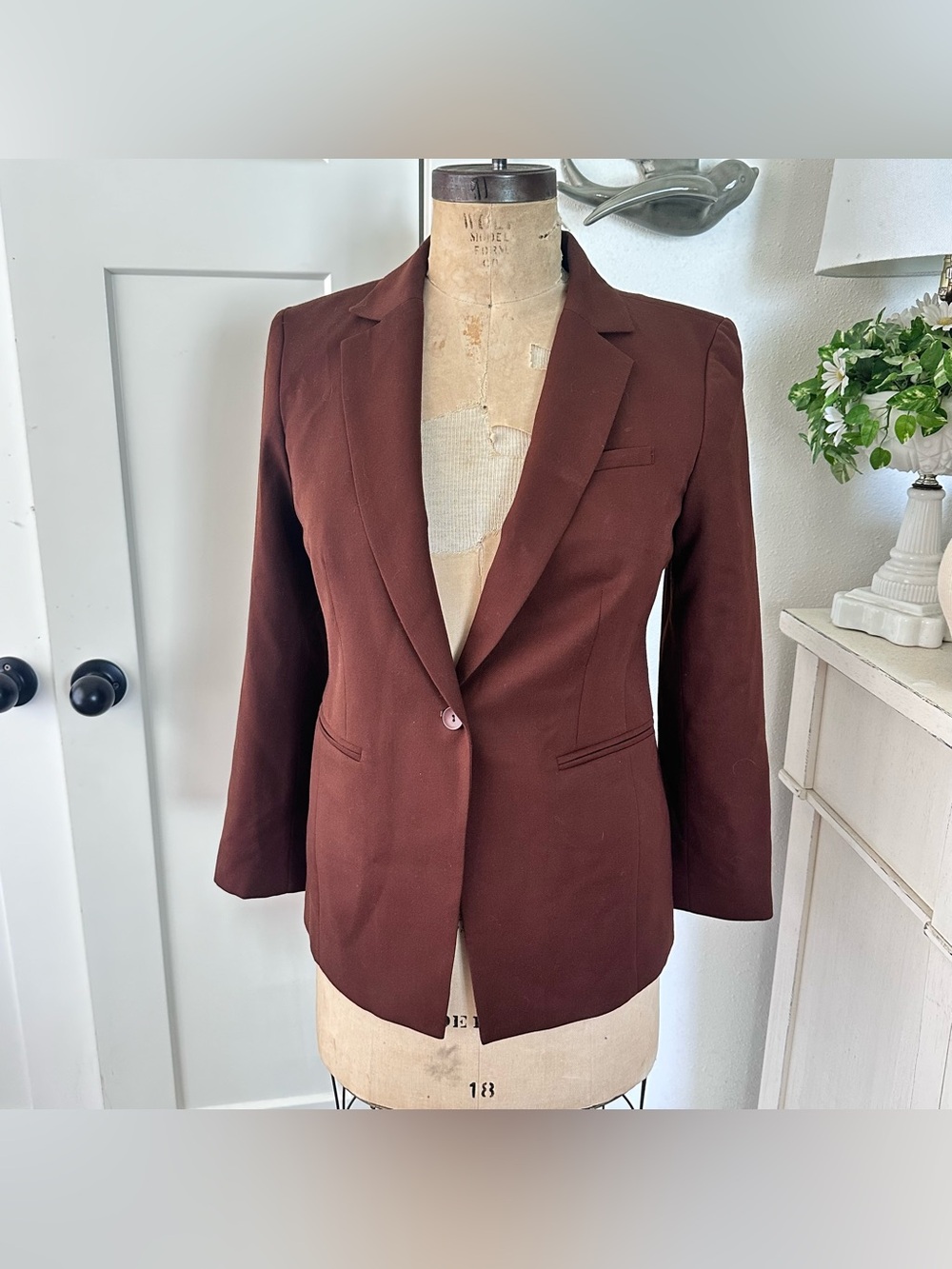 Vintage Pendleton Brown Wool Blazer Size 12